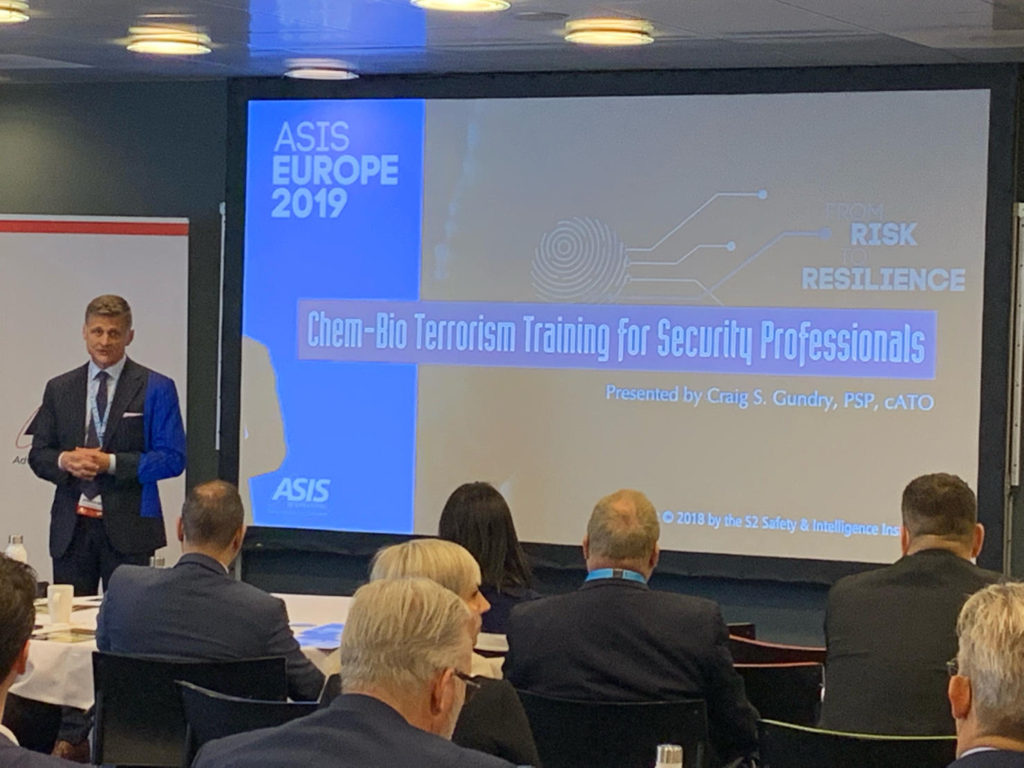 Craig Gundry Presenting on Chem-Bio Terrorism