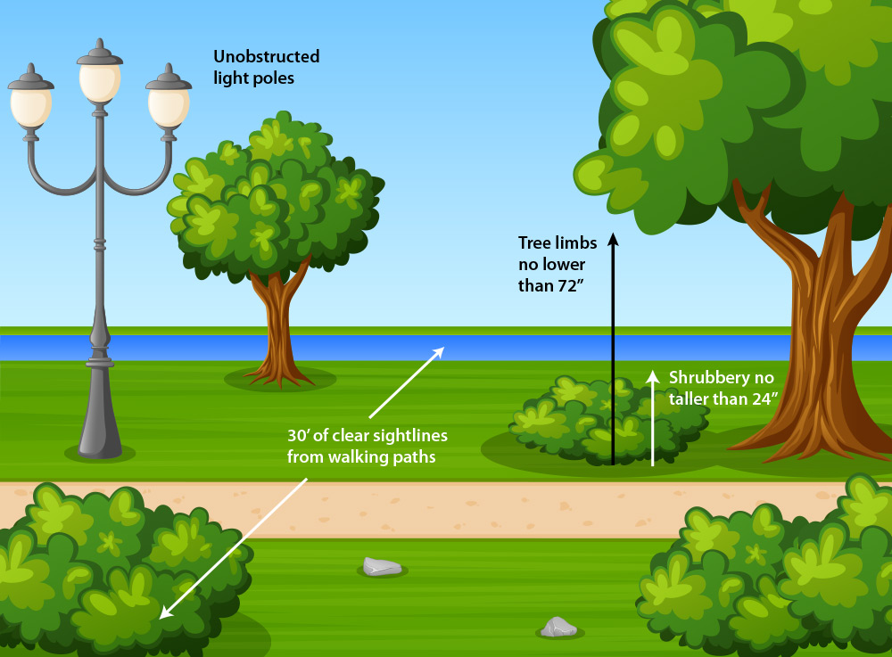 HB 837 CPTED assessment - Landscaping Issues
